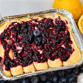 Bolo na Marmita de Limón con Arándanos