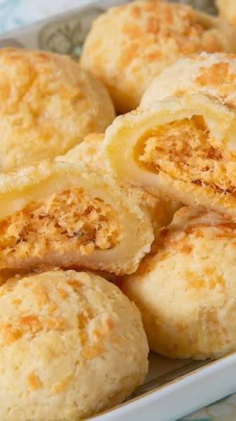 Pan de Queso Relleno de Pollo — Pack de 10 unidades